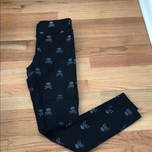 SoulCycle skull leggings